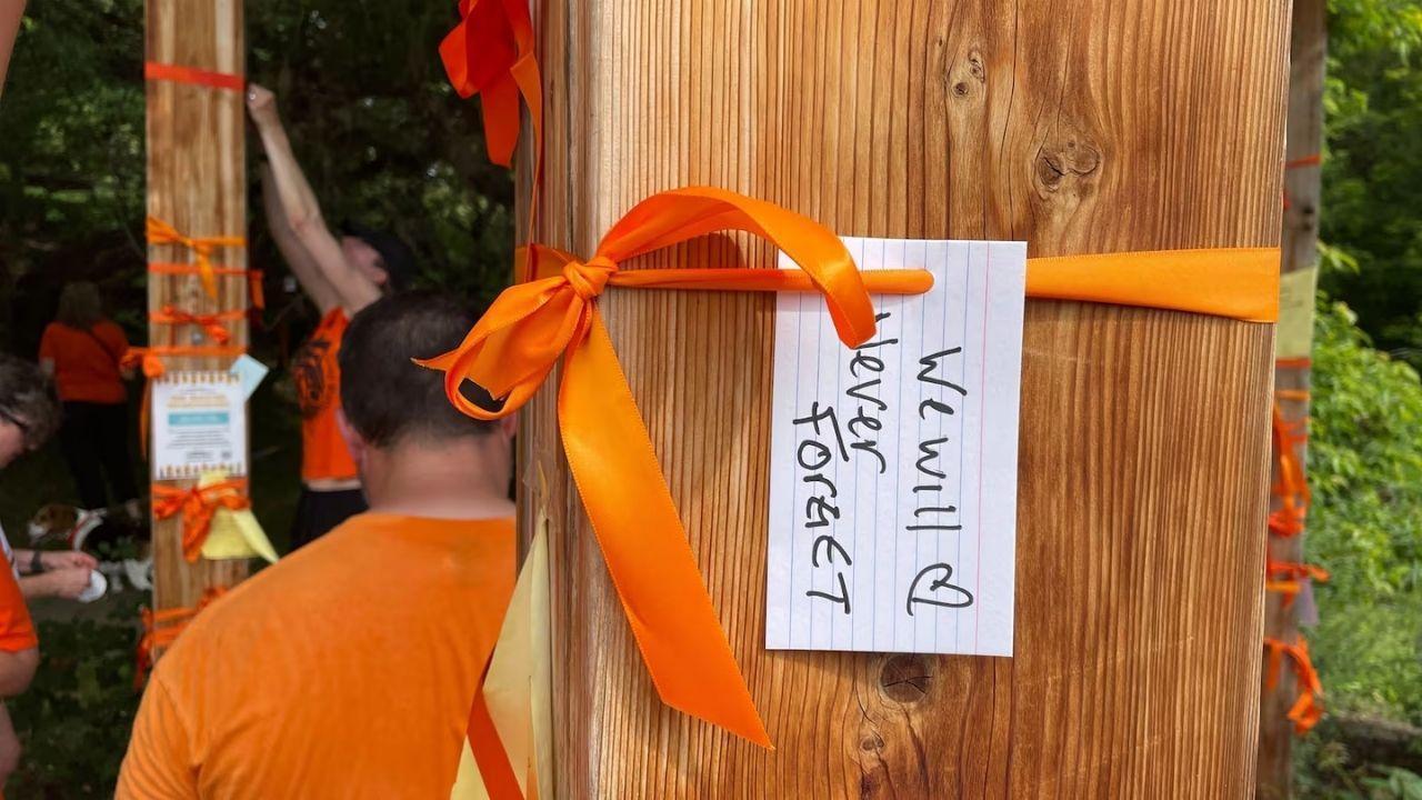 Runners Honour Residential School Survivors on Canada Day