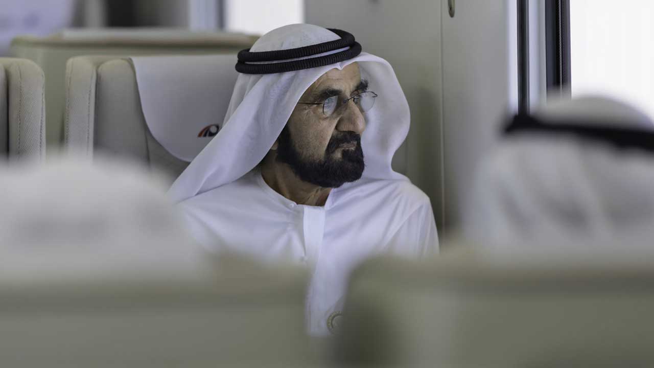 Sheikh Mohammed Launches First Etihad Rail Trip to Fujairah