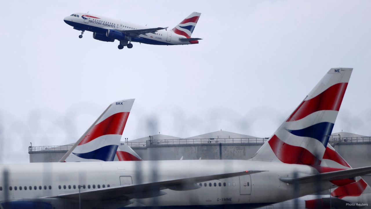 British Airways flight attendant found naked in plane toilet on drugs