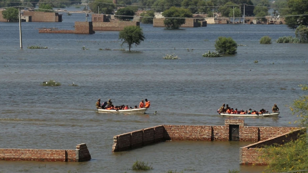 Tragedy in Pakistan Floods Boat Capsizes Nine Lives Lost