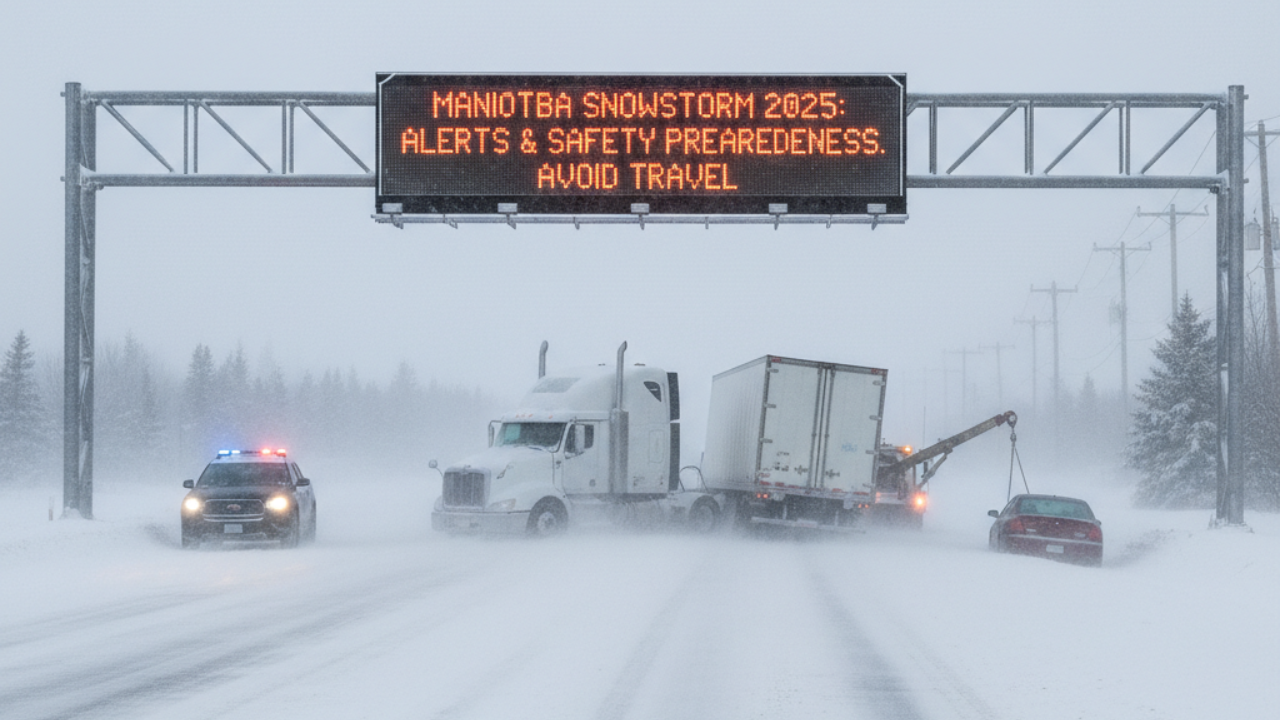 Manitoba Snowstorm 2025: Alerts and Emergency Preparedness Guide