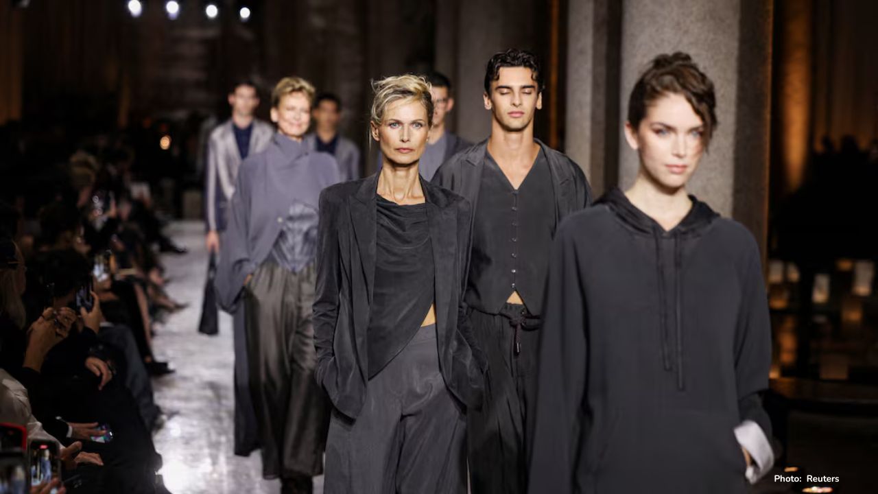 Giorgio Armani Presents Late Designer’s Final Collection