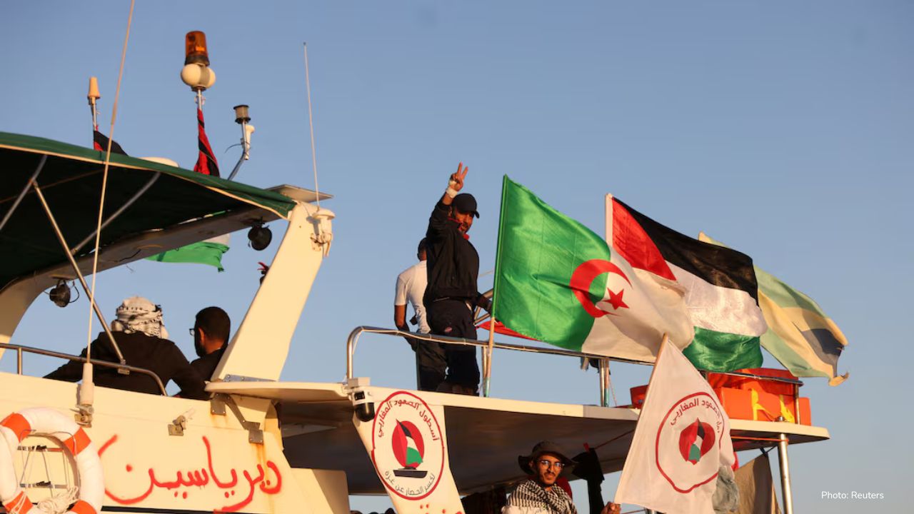 Flotilla Faces Intimidation from Israeli Vessels Near Gaza Blockade