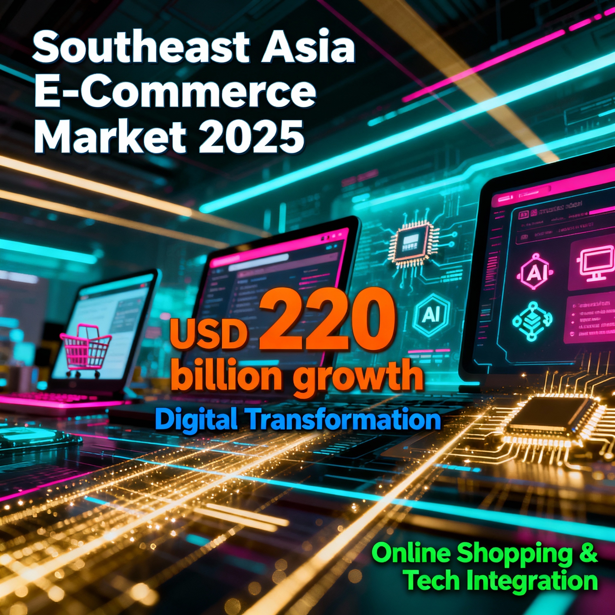 Southeast Asia E-Commerce Market 2025: USD 220 Billion Growth and Digital Transformation