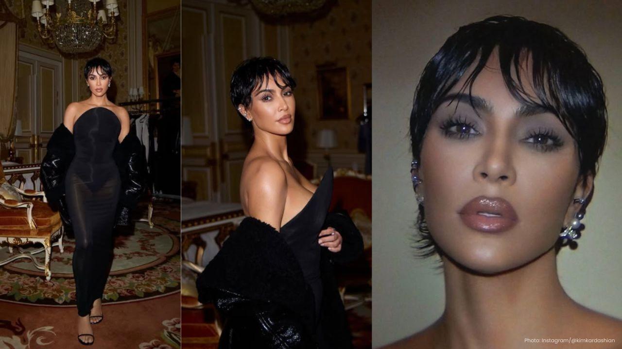 Kim Kardashian Stuns Paris Fashion Week with Bold Pixie Cut