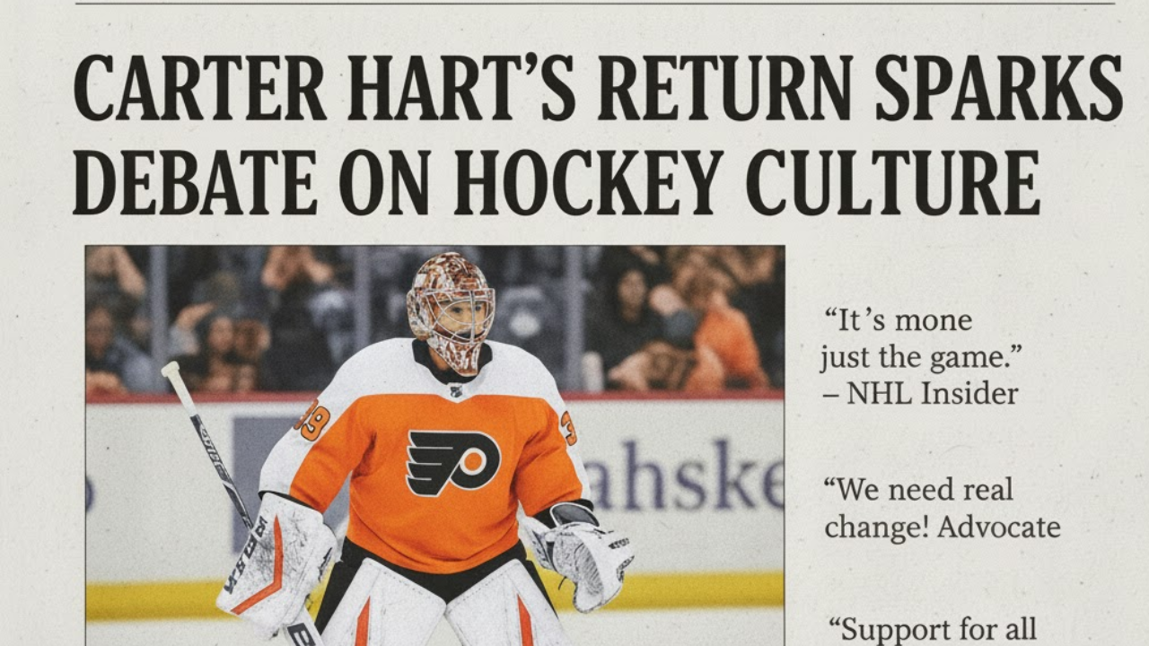Carter Hart’s Return and the Culture of Silence in Canadian Hockey