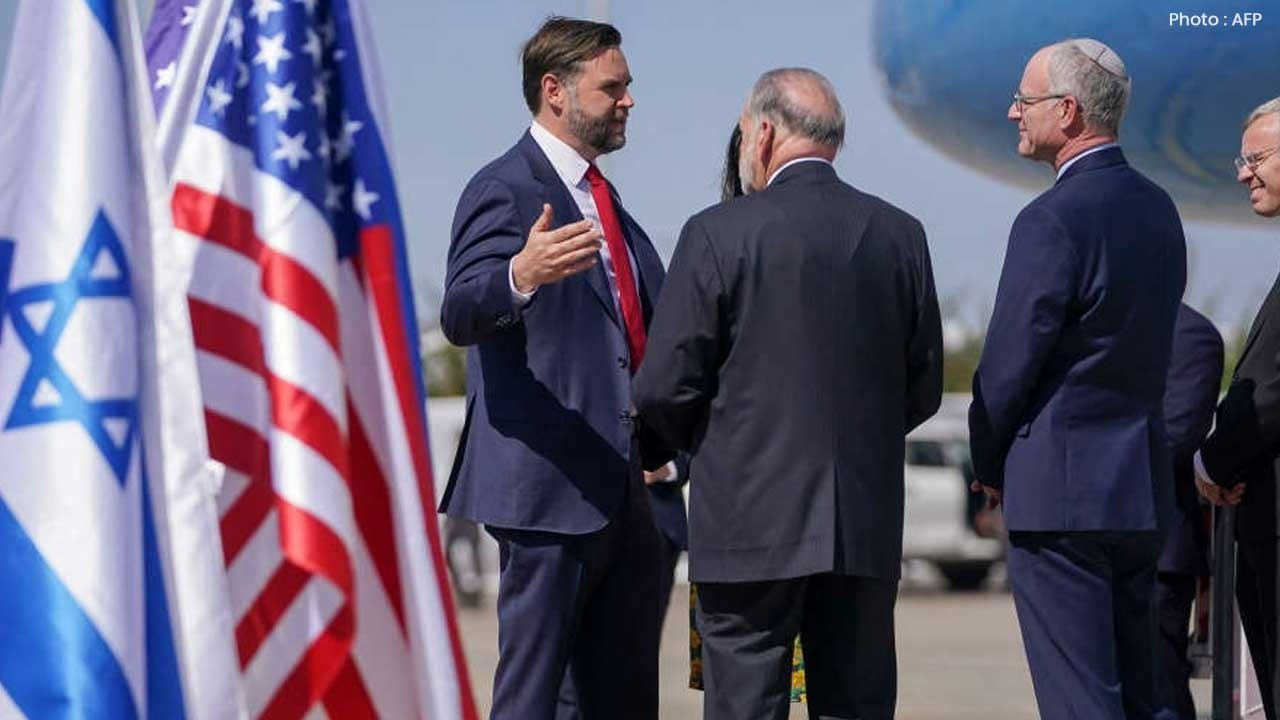 US Vice President JD Vance Arrives in Israel to Boost Gaza Ceasefire Efforts