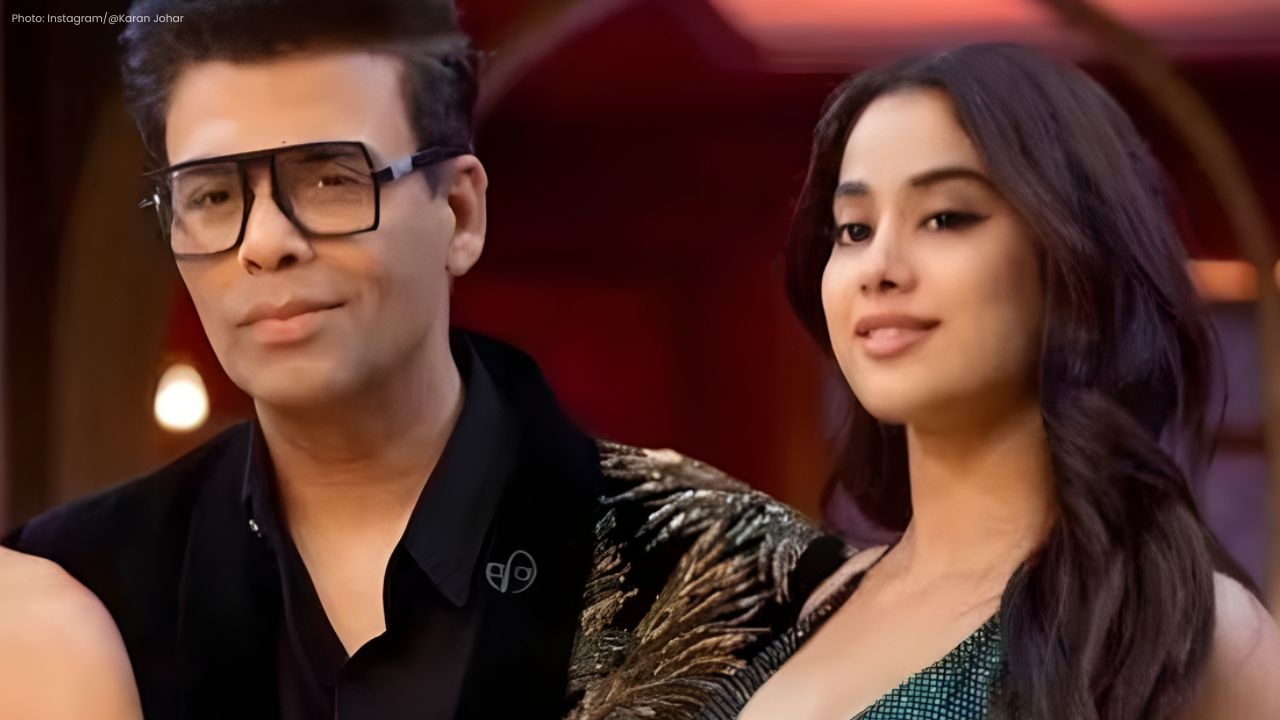 Karan Johar's Playful Revelation Surprises Janhvi Kapoor on Talk Show
