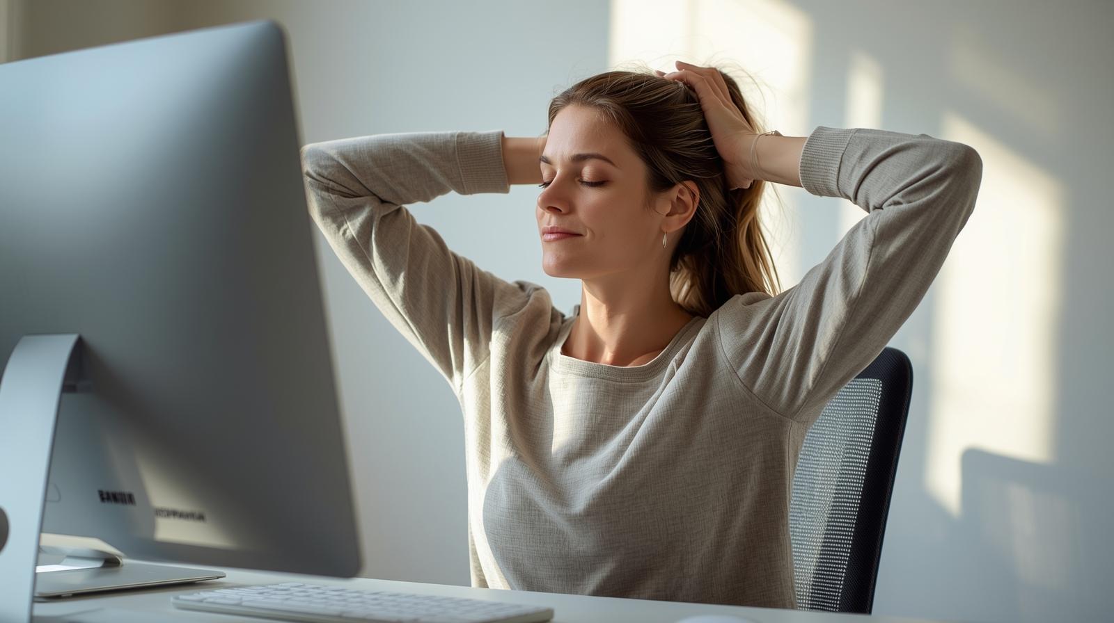 Revitalize Your Mood with These 5 Desk Stretches for Better Posture