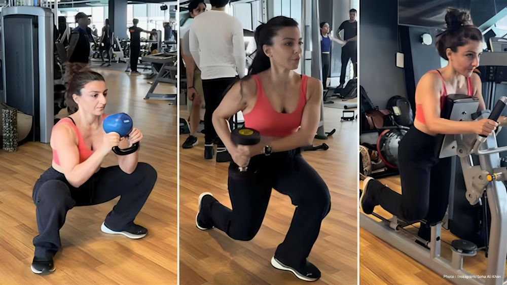 Soha Ali Khan shares 4 simple warm-up exercises to prevent gym injuries before lifting weights