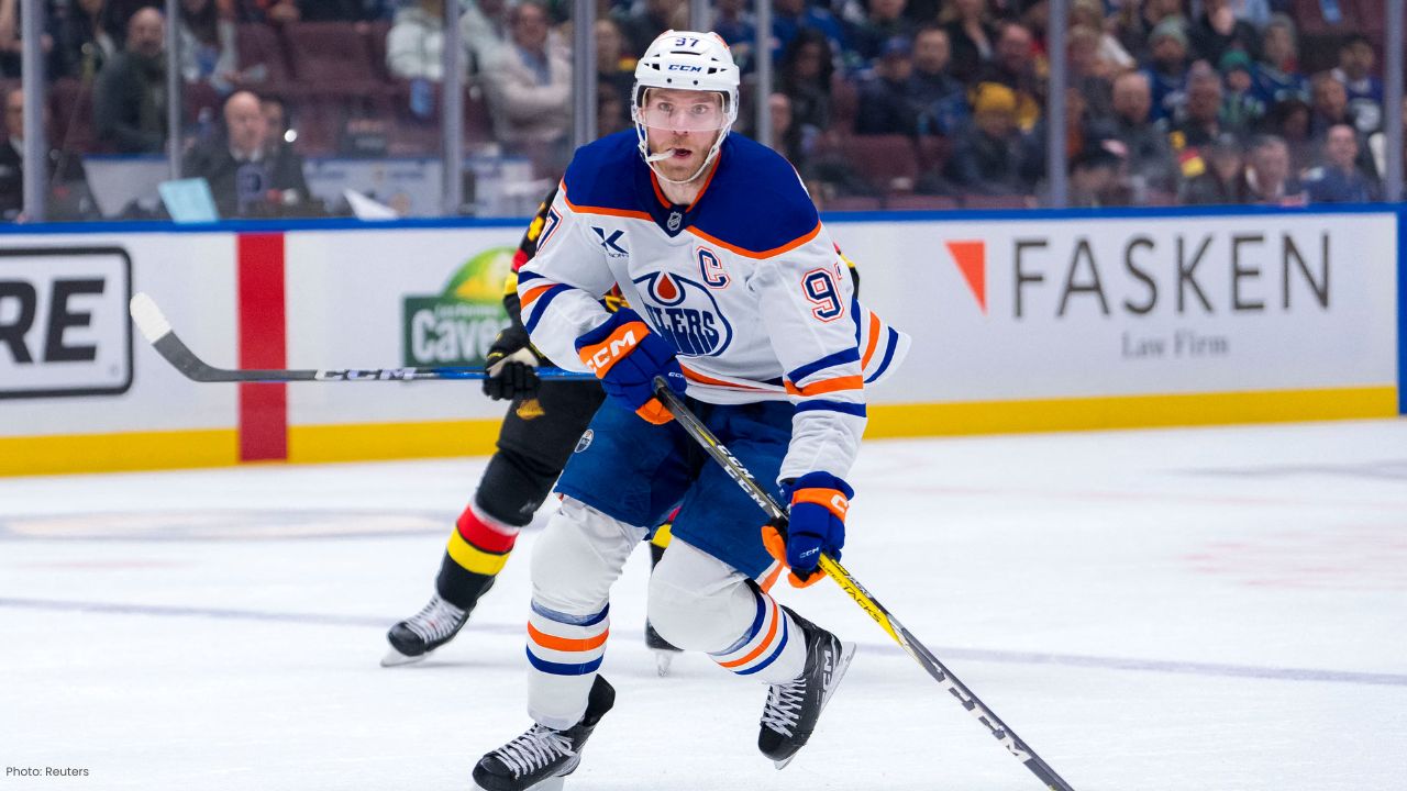 McDavid Bouchard Lead Oilers Past Mammoth 6-3 in Big Win