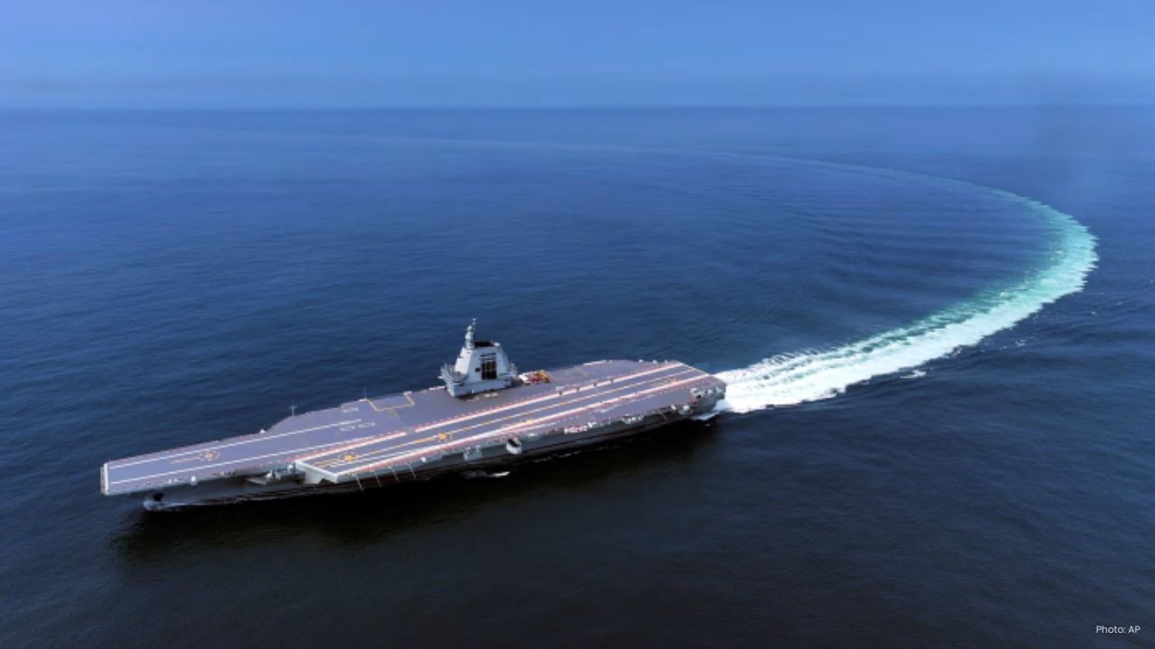 China Launches its Most Advanced Aircraft Carrier, Fujian