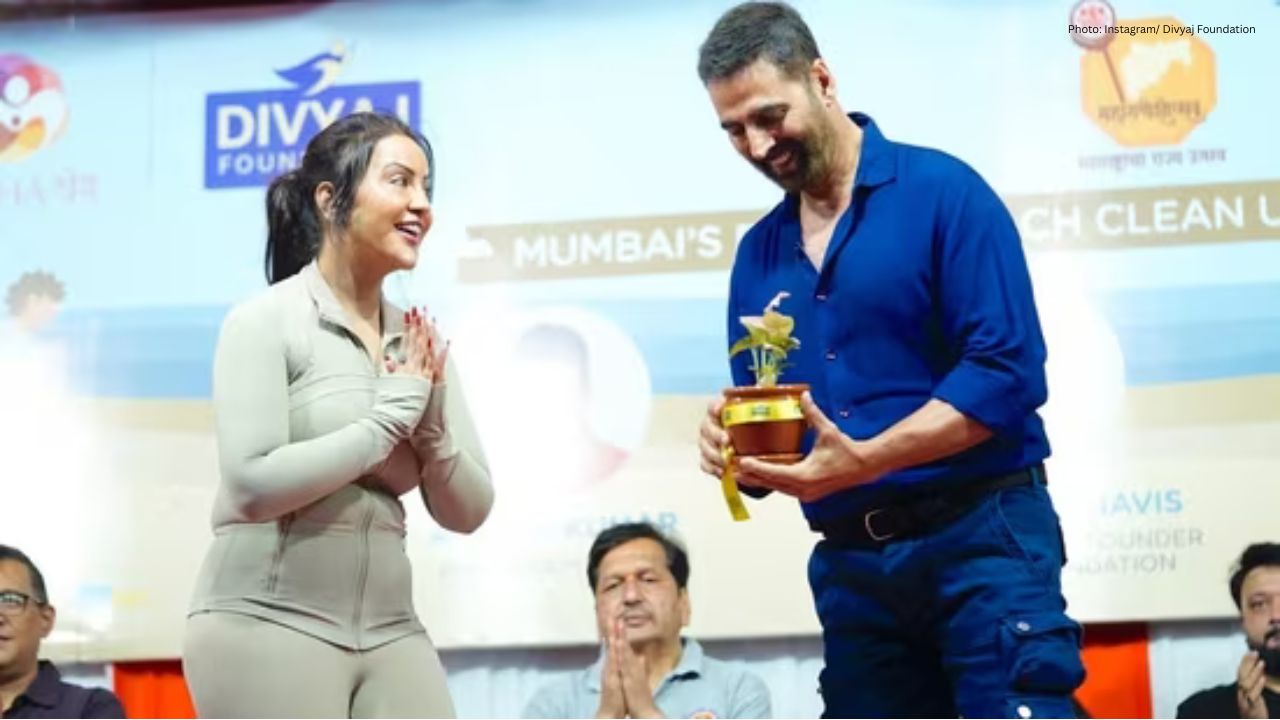 Amruta Fadnavis Addresses Outfit Criticism During Beach Cleanup Event