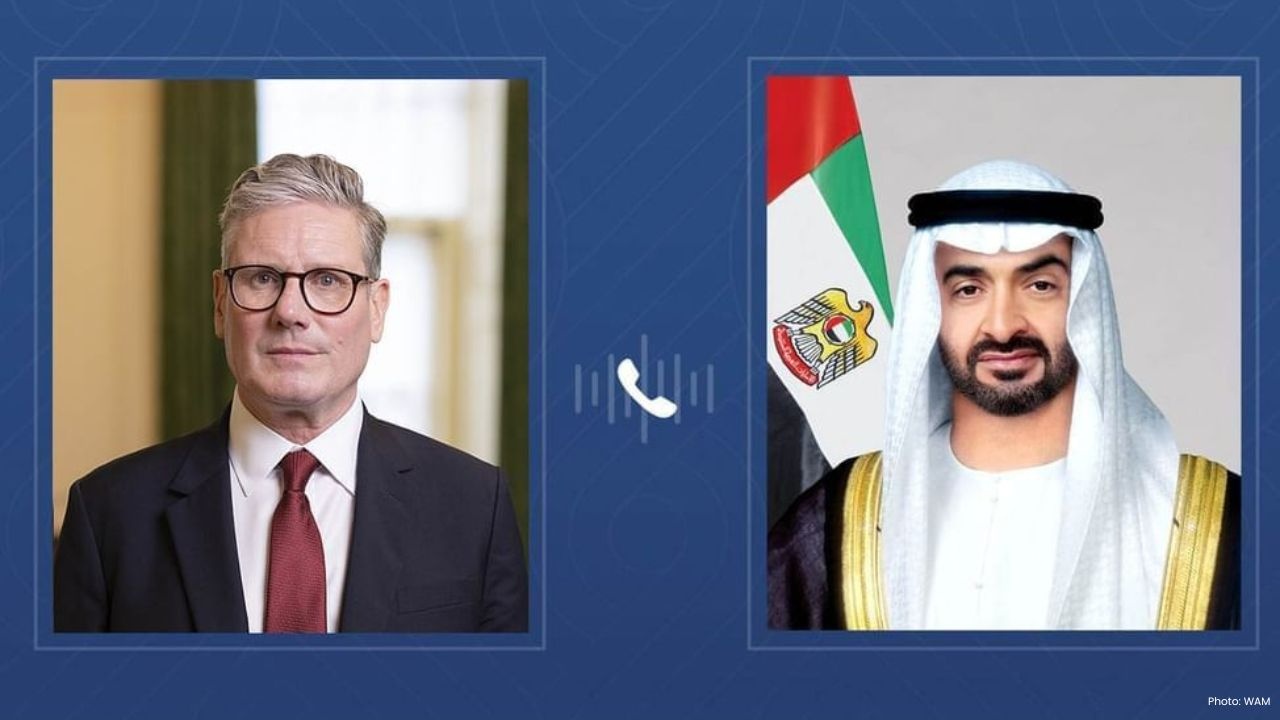 UAE President and UK PM Discuss Strengthening Ties for Regional Peace
