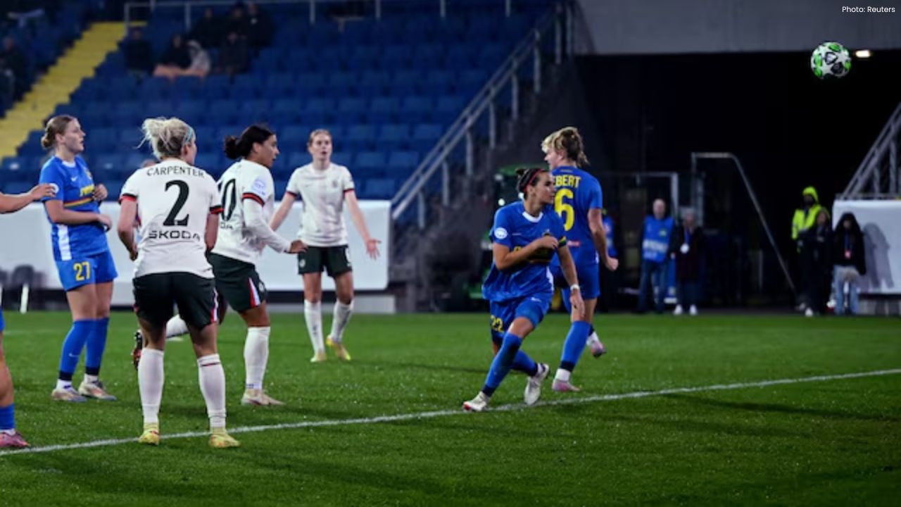 Sam Kerr Dazzles with Two Goals in Chelsea’s 6-0 Triumph Against St Polten
