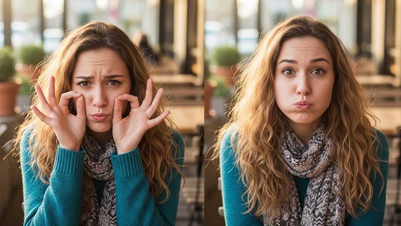 Quick Facial Yoga for Toned Cheeks and Jawline