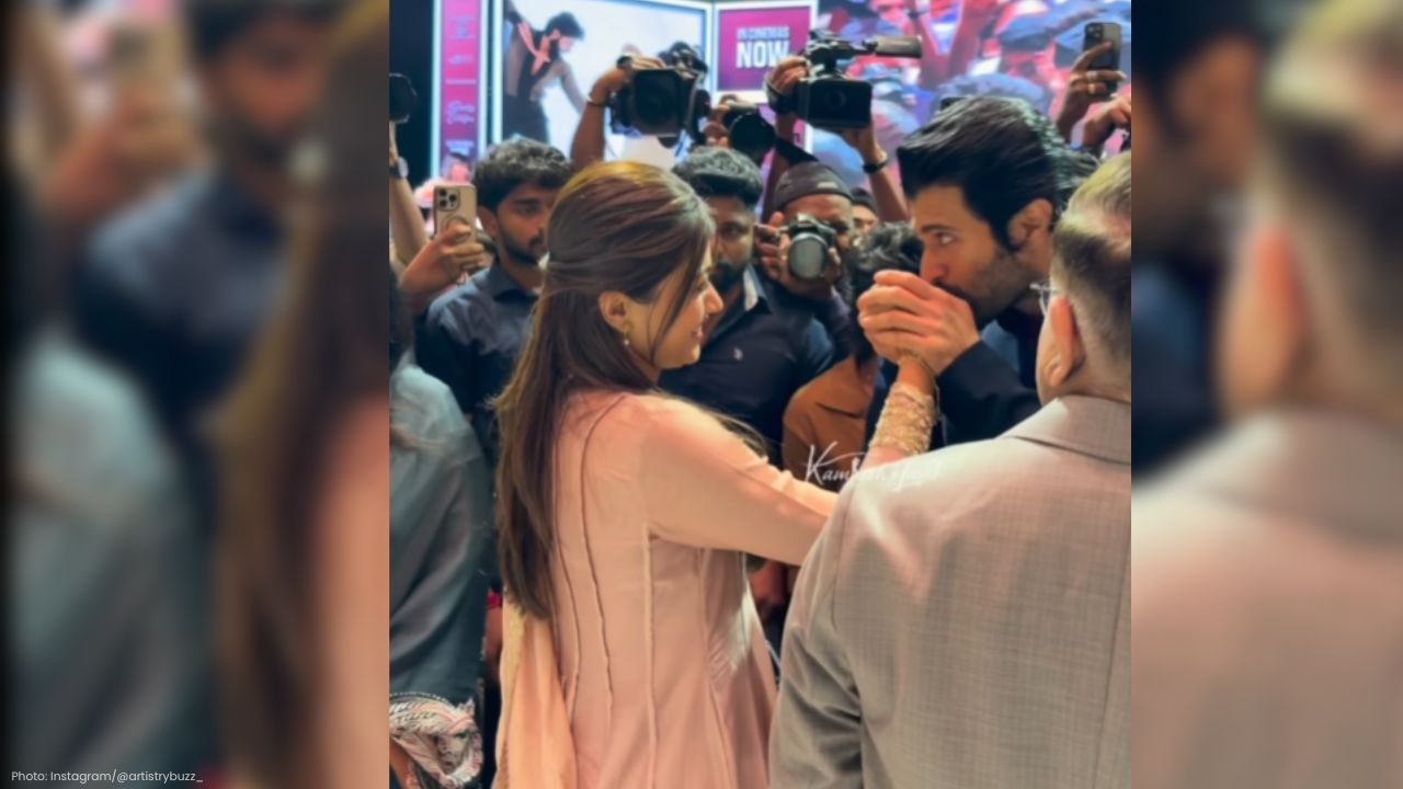 Vijay Deverakonda Showcases Affection for Rashmika at ‘The Girlfriend’ Celebration