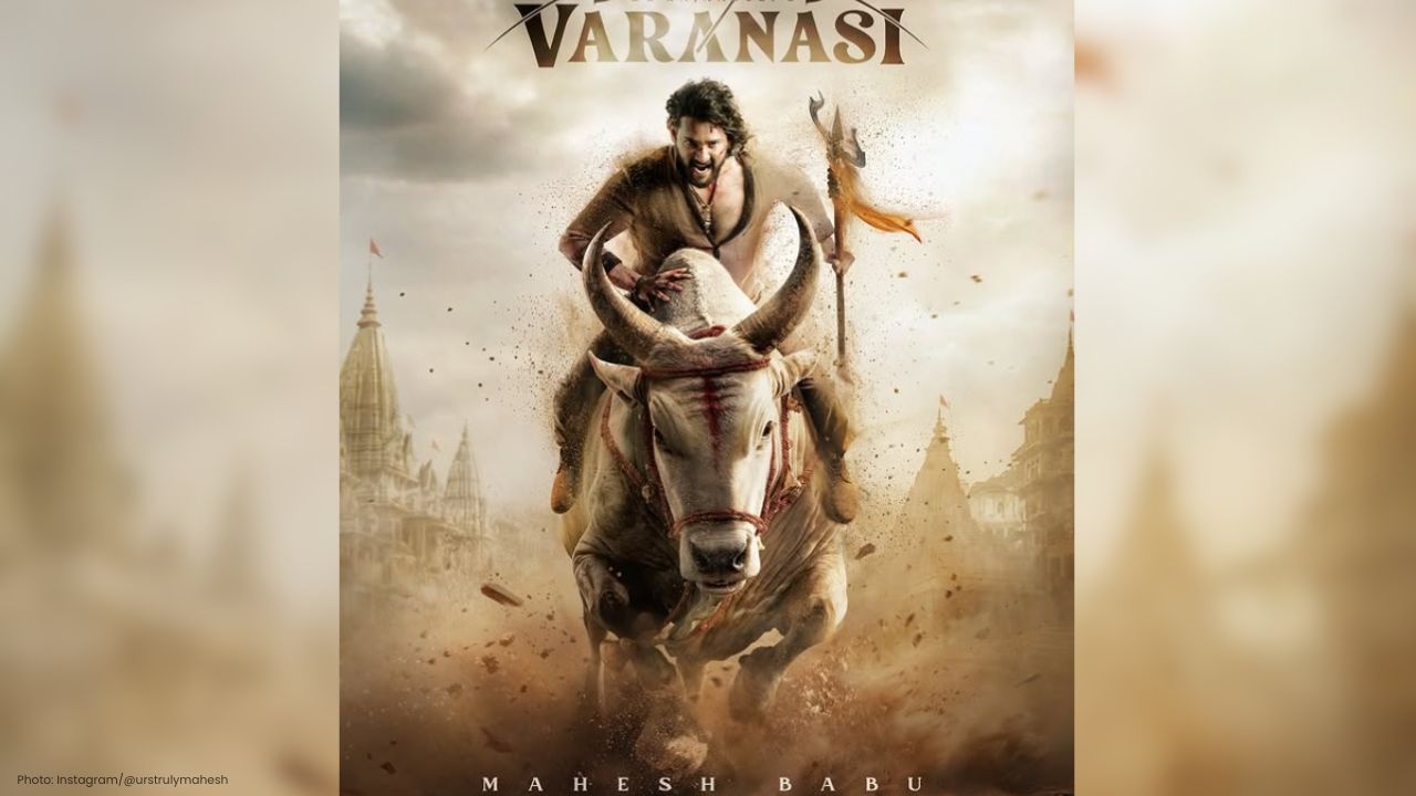 Rajamouli’s Varanasi Reveals Poster Without Star Names