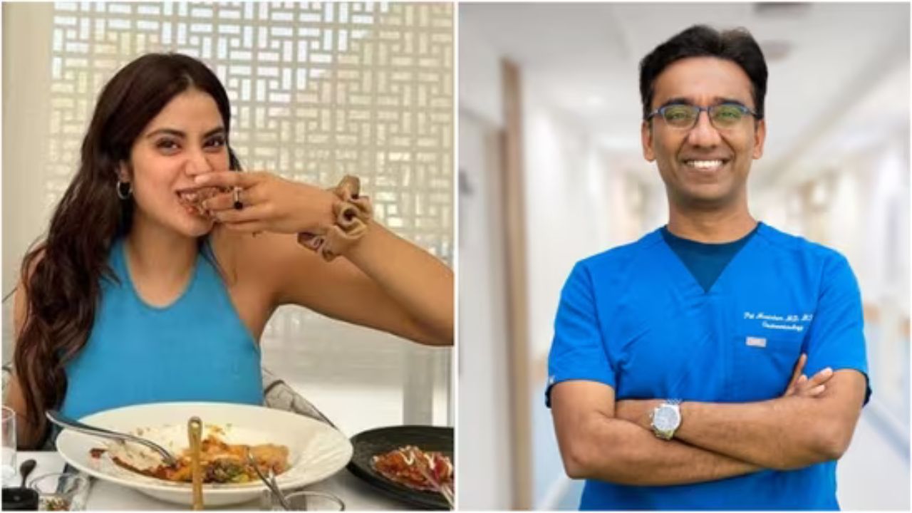 Gastroenterologist Discusses Janhvi Kapoor's Eating Technique for Weight Loss