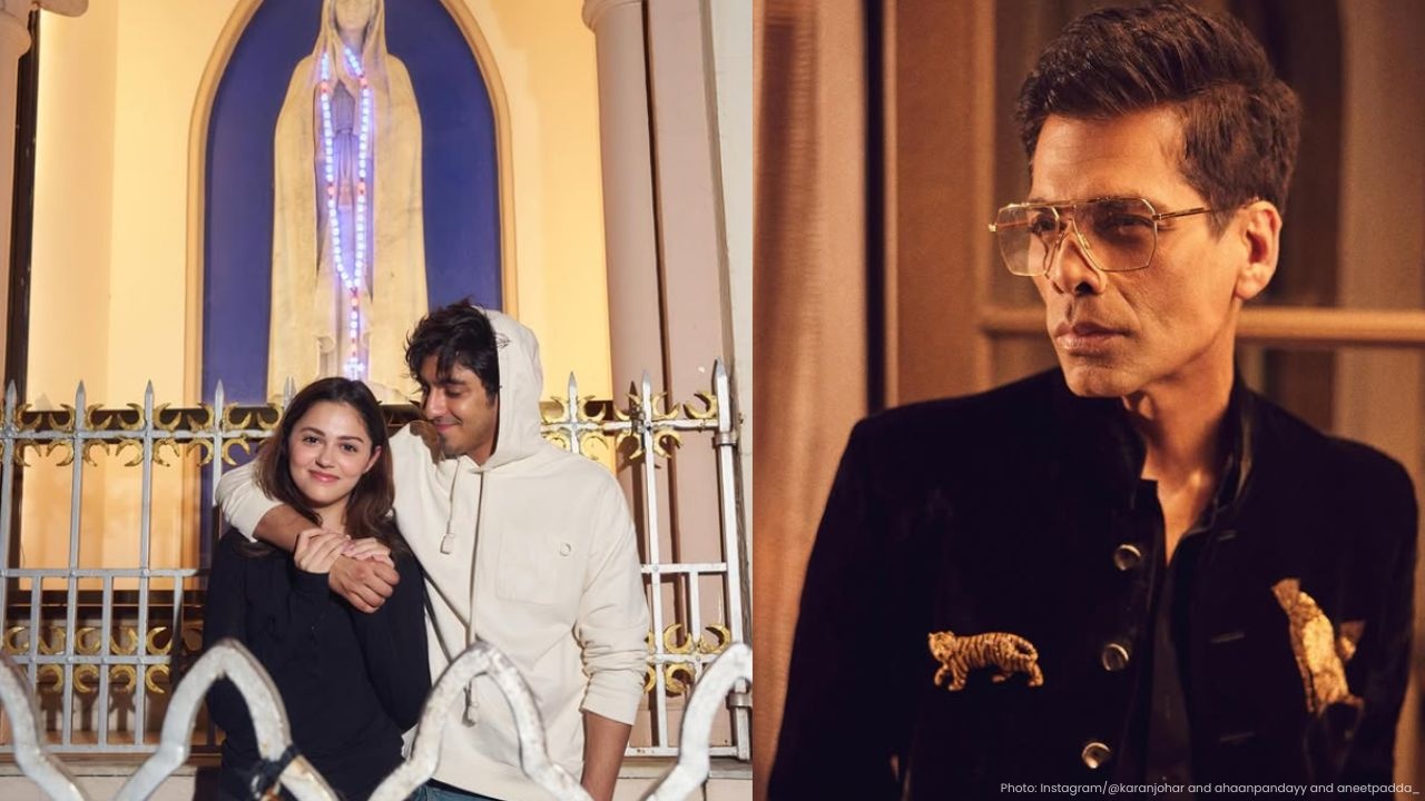 Karan Johar Teases the Potential Romance Between Ahaan Panday and Aneet Padda