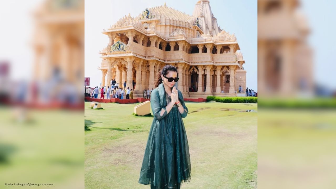 Kangana Ranaut Explores Spirituality at Somnath & Dwarka Temples