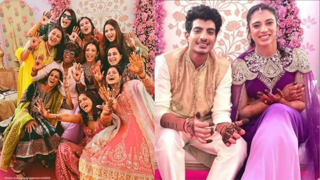 Smriti Mandhana & Palash Muchhal’s Festive Pre-Wedding Celebrations