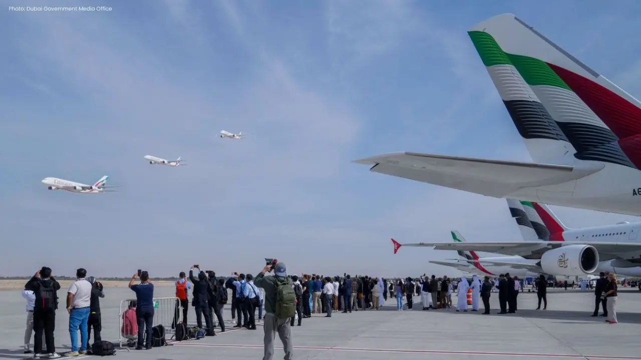 Emirates Showcases Ambitious Fleet and Technological Advances at Airshow