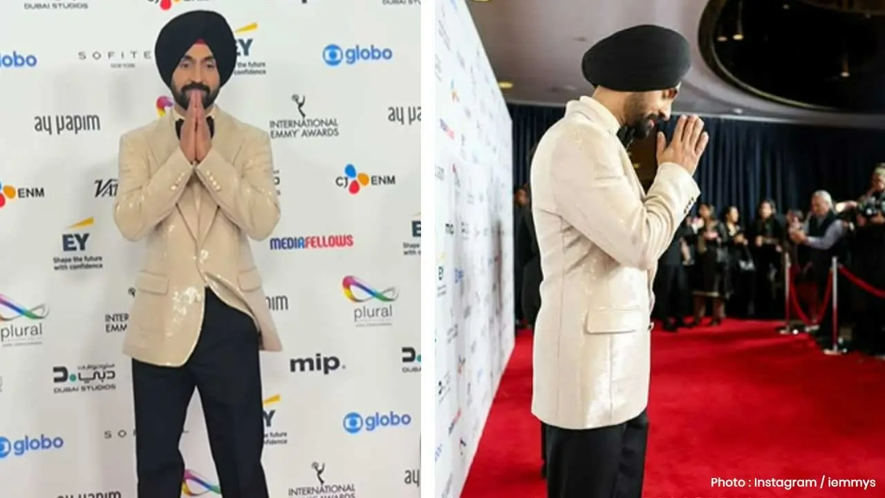 Diljit Dosanjh Dazzles in Sequins at the 2025 International Emmy Awards