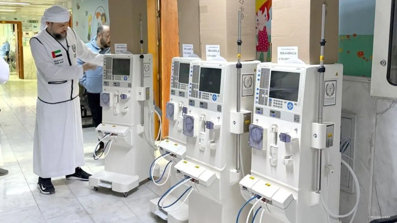 UAE Charity Delivers 50 Dialysis Machines to Syria