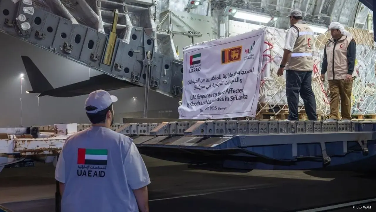 UAE Delivers Urgent Aid to Sri Lanka Amid Flood Crisis