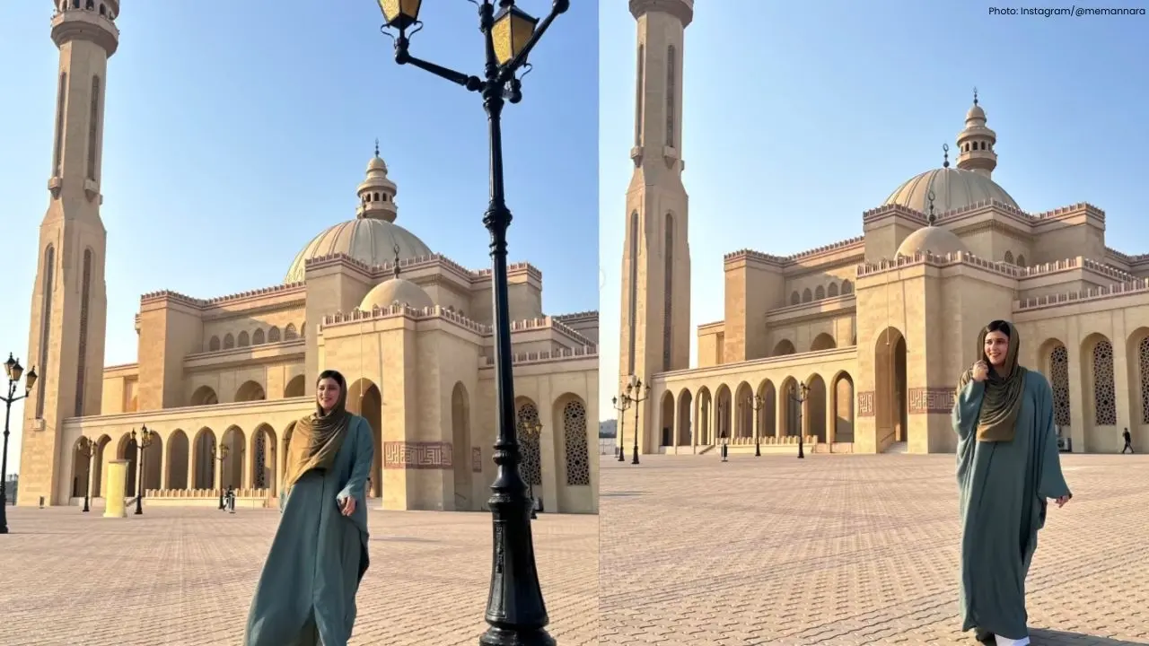 Mannara Chopra's Serene Experience at Bahrain's Grand Mosque
