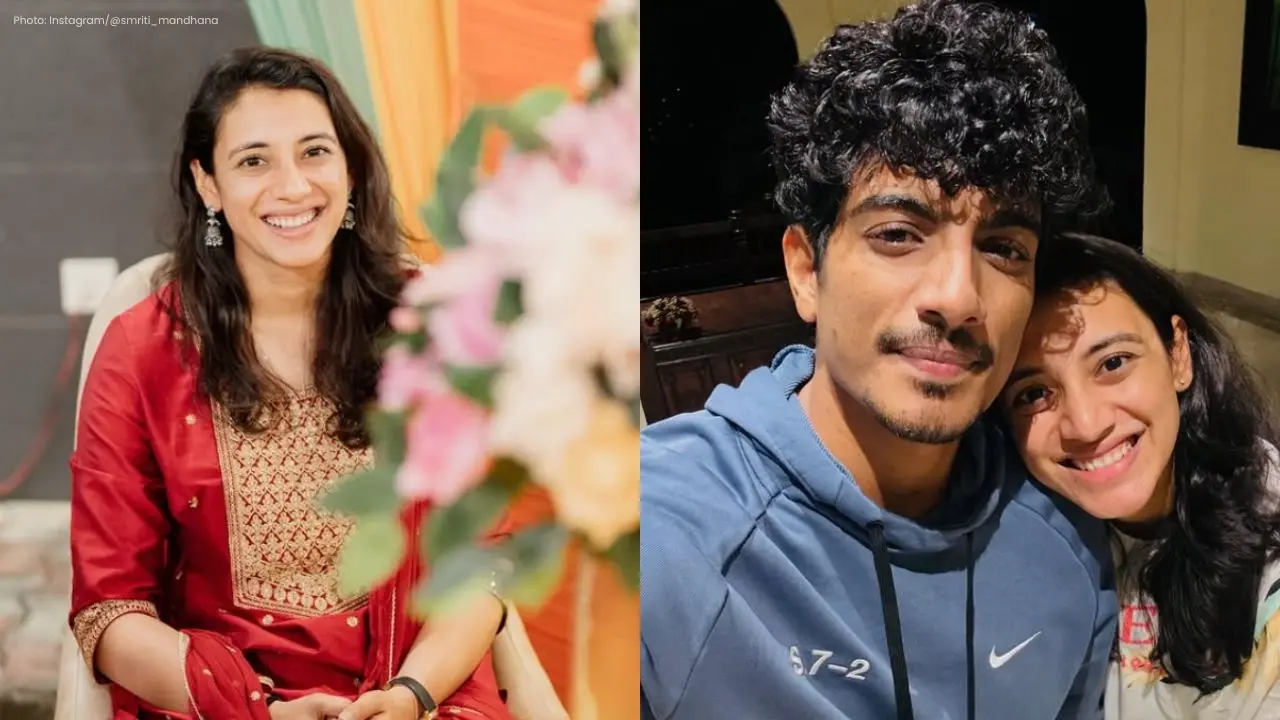Palash Muchhal Visits Vrindavan Ashram After Wedding Delay