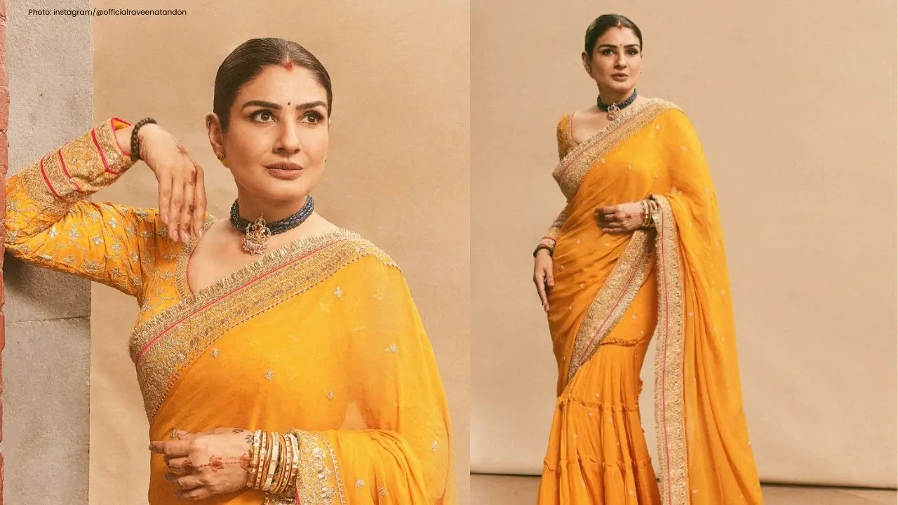 Raveena Tandon Wins Hearts by Picking Trash at Mumbai Airport