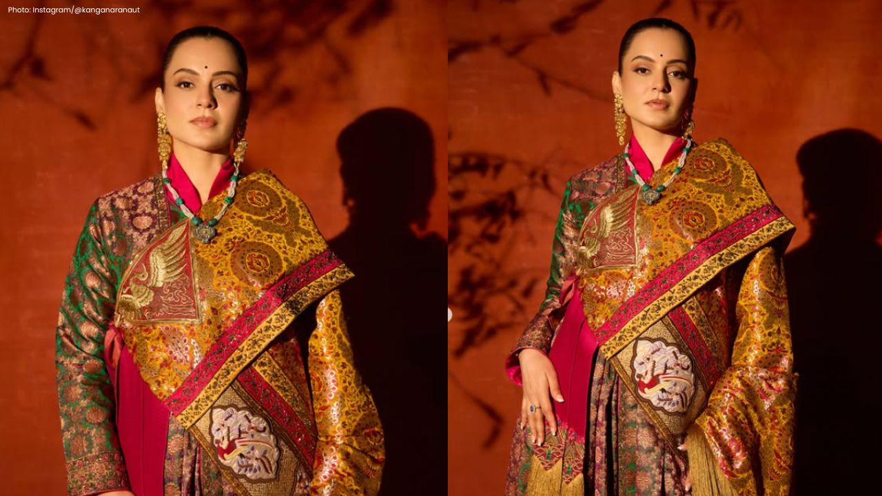 Kangana Ranaut dazzles in traditional Ladakhi look at winter wedding