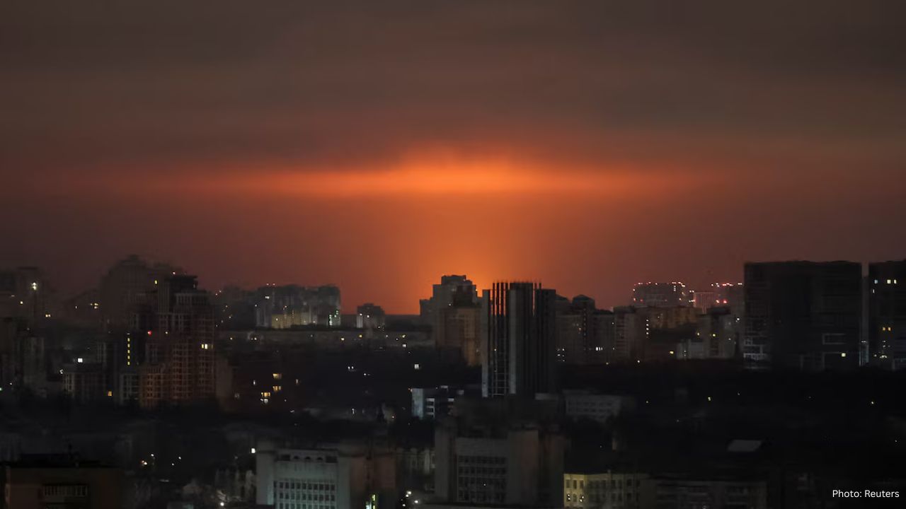 Overnight Assault: Russian Drones Hit Key Railway Hub Near Kyiv