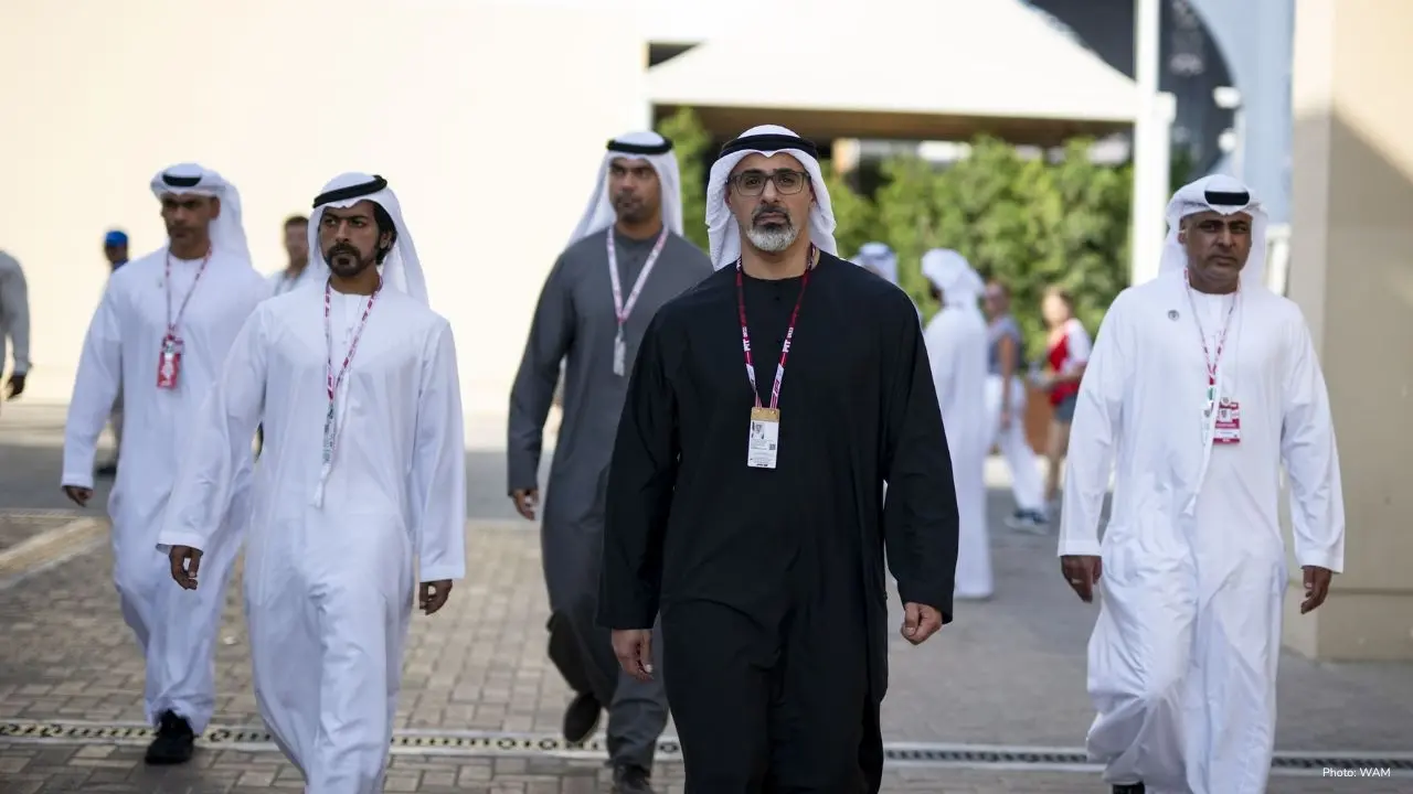Sheikh Khaled Tours Final Day of Abu Dhabi Grand Prix 2025
