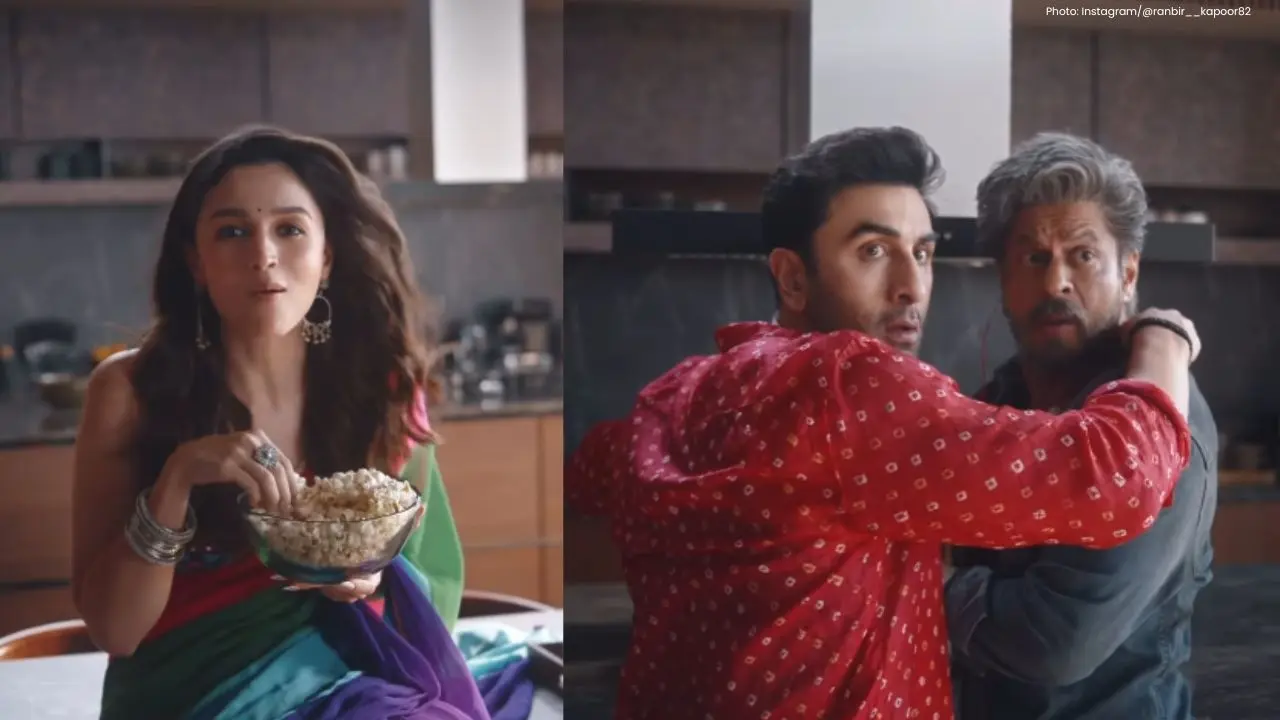 Iconic Trio: SRK, Ranbir, and Alia's Ad Takes the Internet by Storm