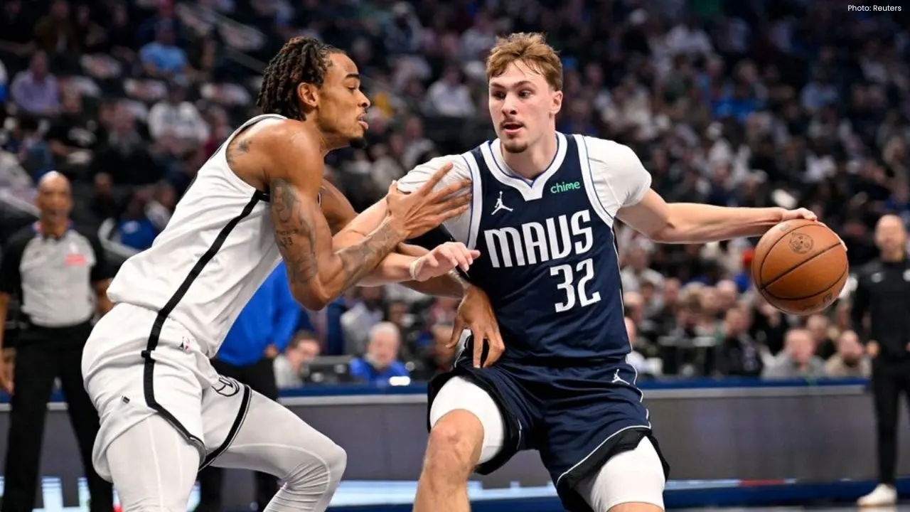 Davis Shines as Mavericks Edge Nets 119-111 in Thrilling Clash