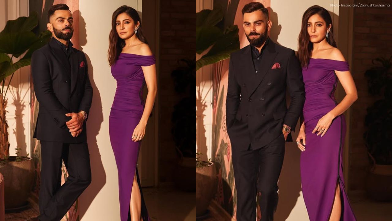 Anushka Sharma & Virat Kohli Shine in Airport PDA Moment