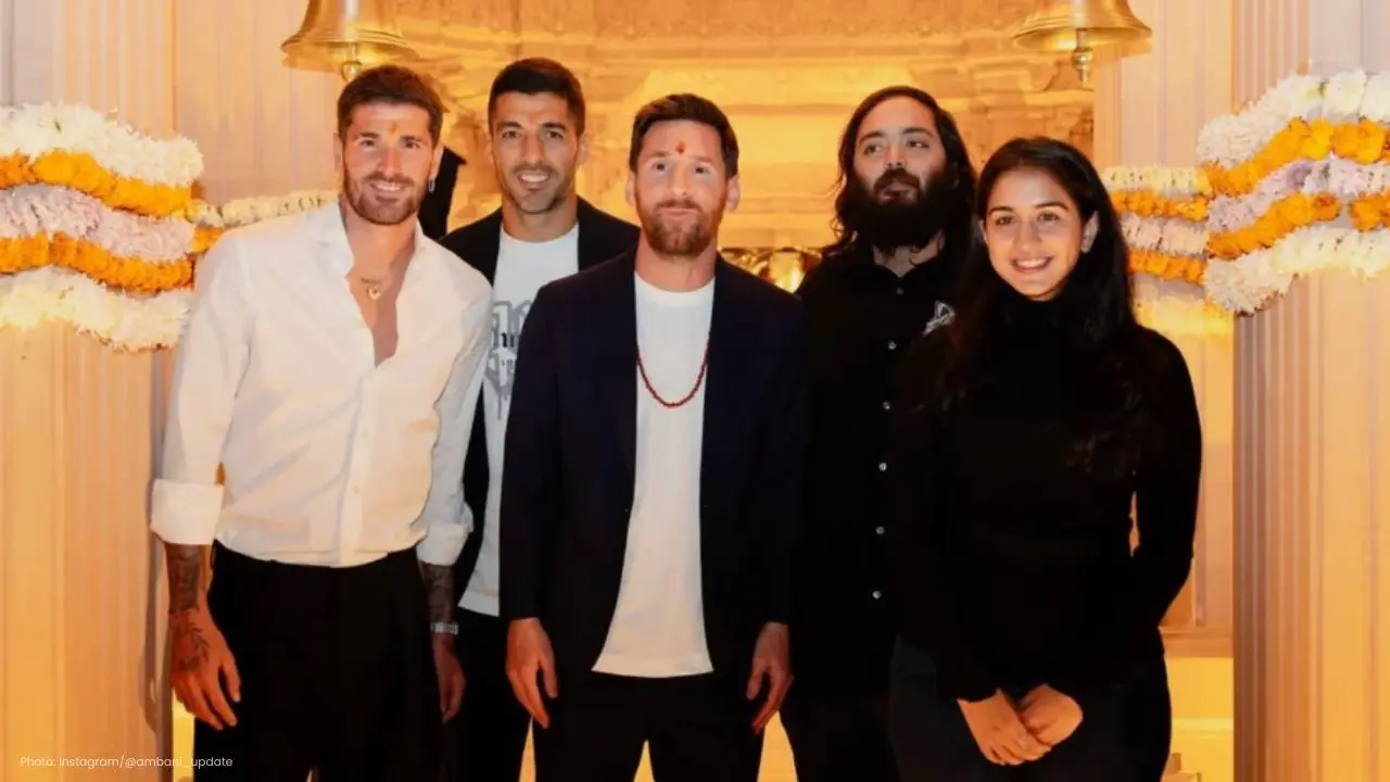 Lionel Messi tours Jamnagar wildlife centre with Anant and Radhika