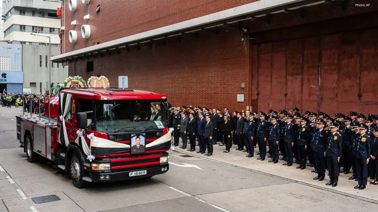 Hong Kong Pays Last Respects to Fallen Firefighter Amid Tragedy