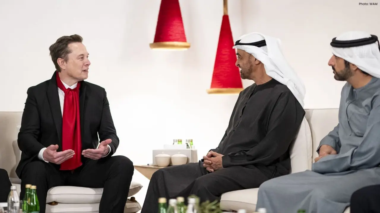 Sheikh Mohamed bin Zayed and Elon Musk Talk AI Advancements
