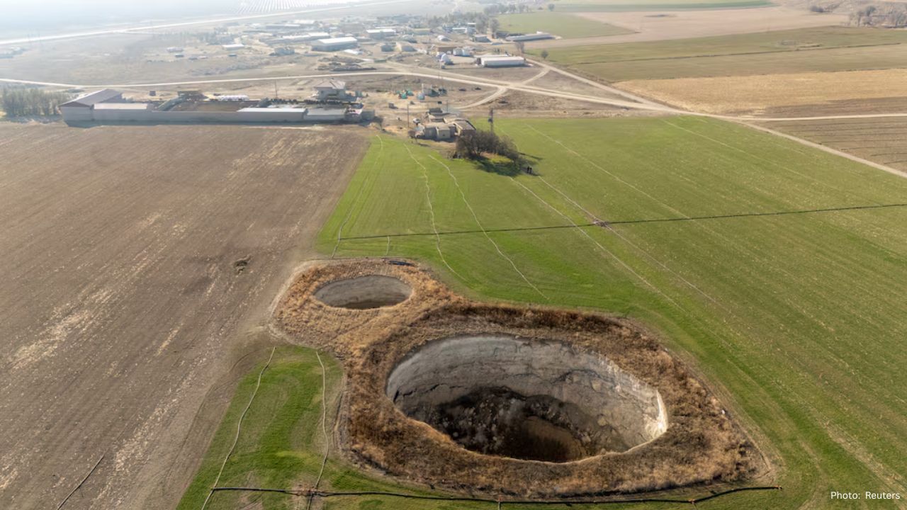 Turkey's Farmland Faces Sinkhole Crisis Due to Severe Drought