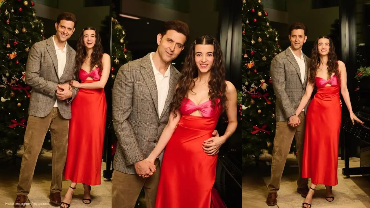 Hrithik Roshan and Saba Azad Join Family for Joyous Christmas Celebration