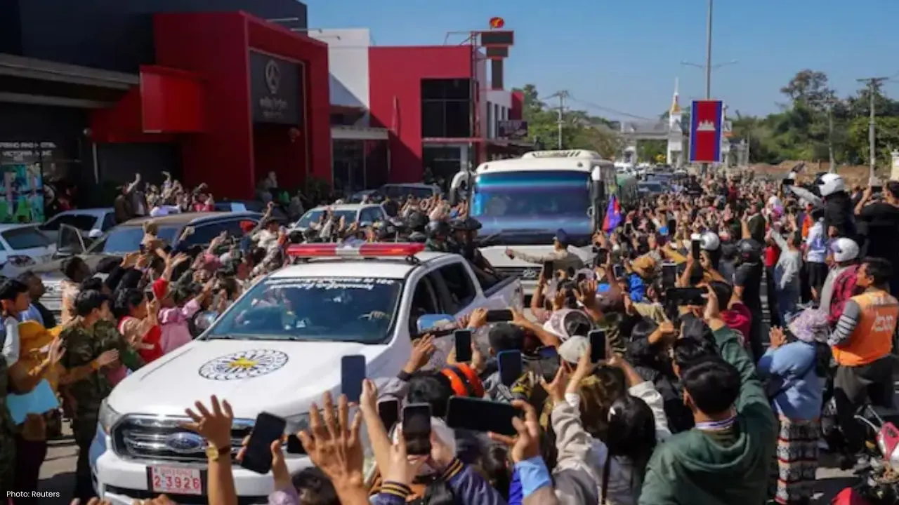 18 Cambodian Soldiers Freed by Thailand Following Ceasefire