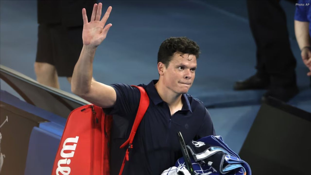 Canadian Tennis Star Milos Raonic Announces Retirement