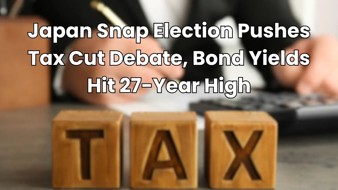 Japanese Snap Election Sparks Tax Reduction Discussions, Bond Yields Soar