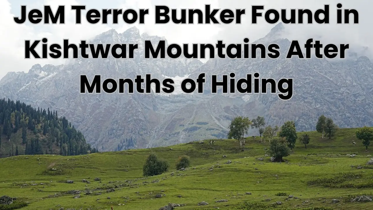 Terrorist Hideout Discovered in Kishtwar Mountains
