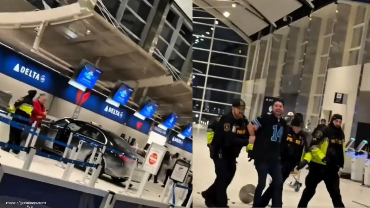 Vehicle Collides with Detroit Airport Terminal, Six Individuals Hurt