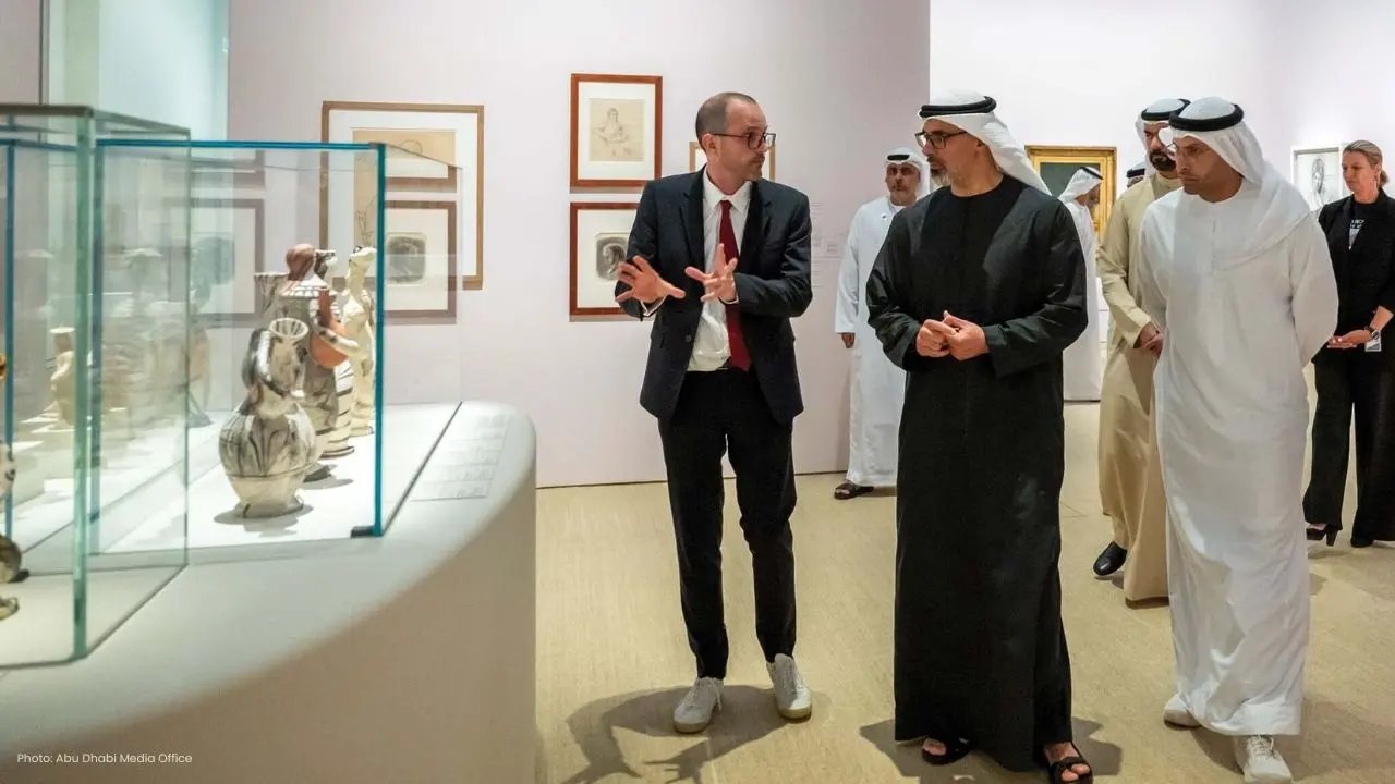 Crown Prince Sheikh Khaled Explores Artistic Treasures at Louvre Abu Dhabi